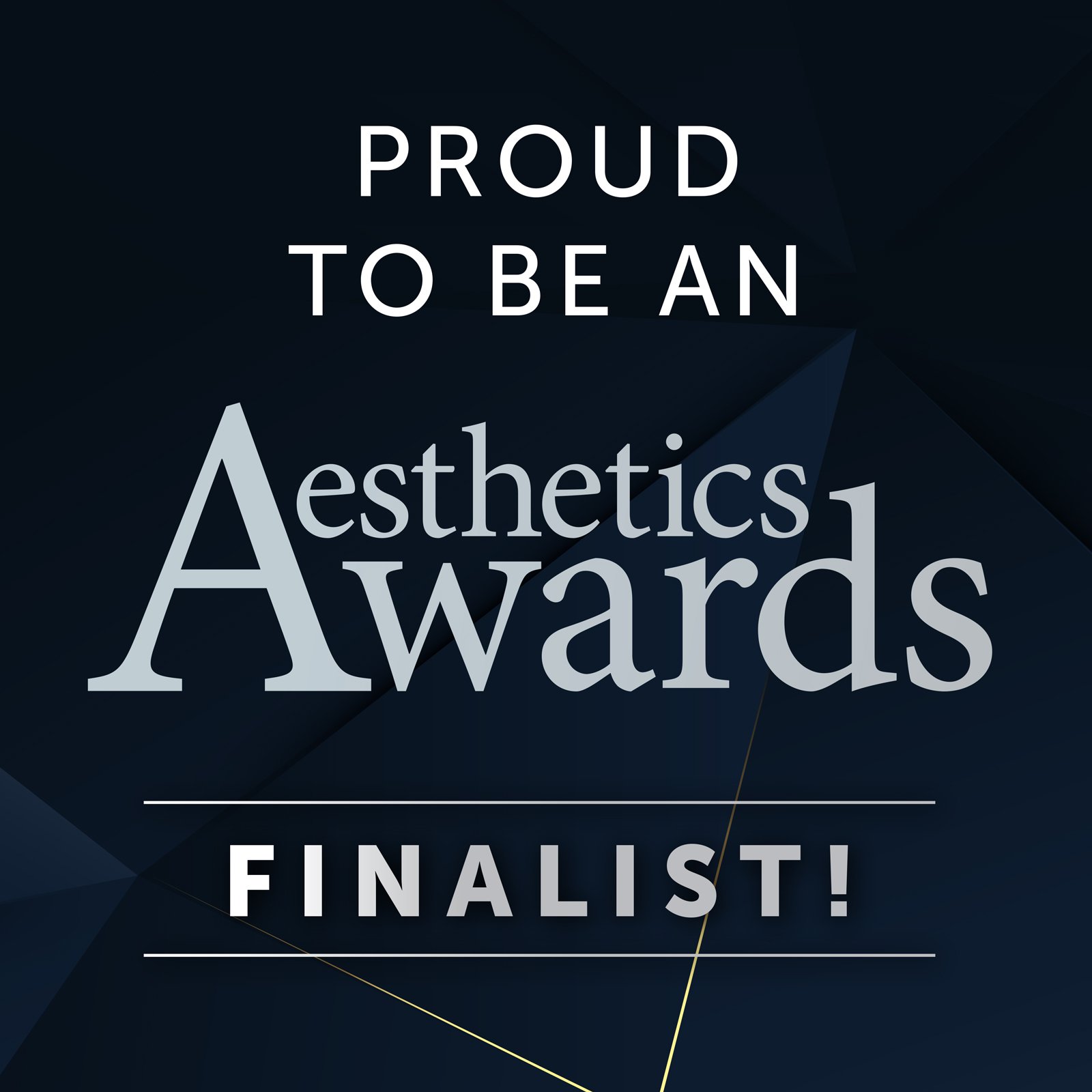 We Are Finalists At The Aesthetics Awards 2022!